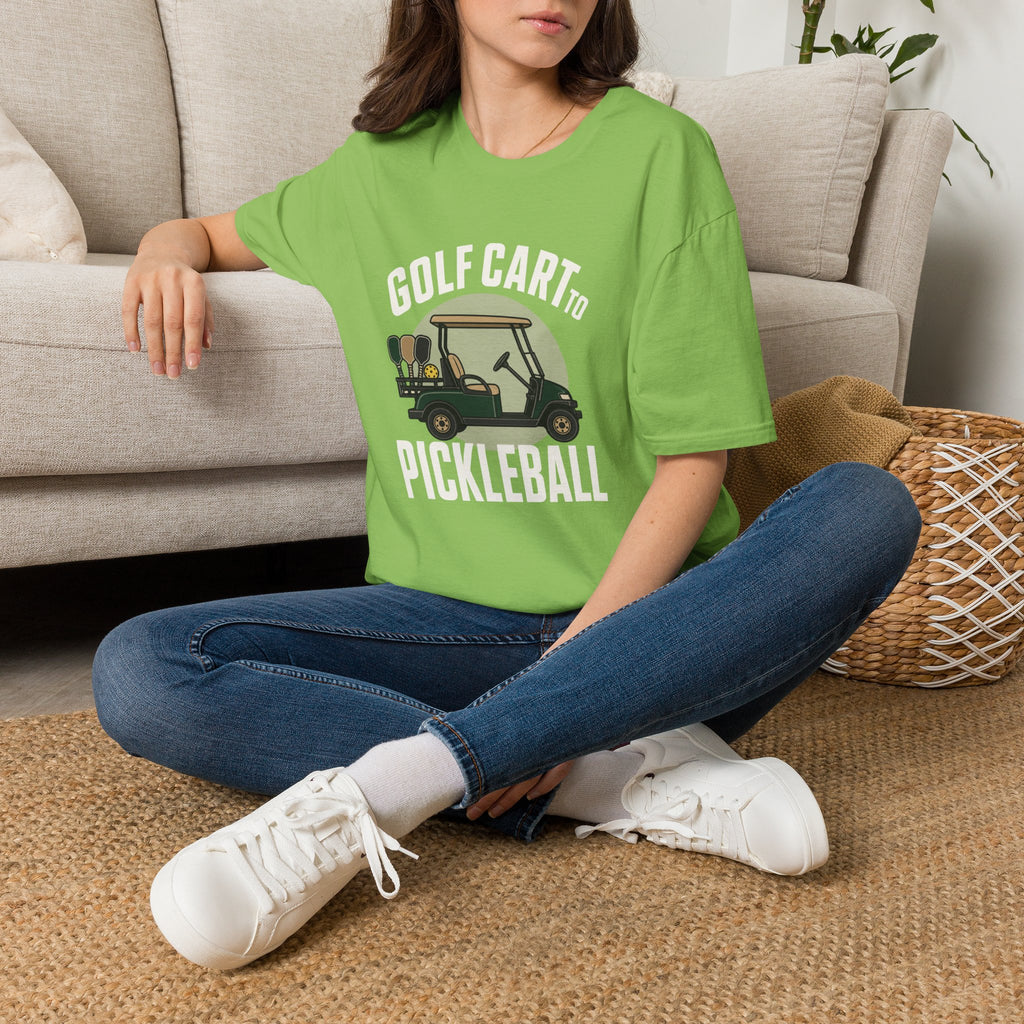 Golf Cart To Pickleball T-Shirt