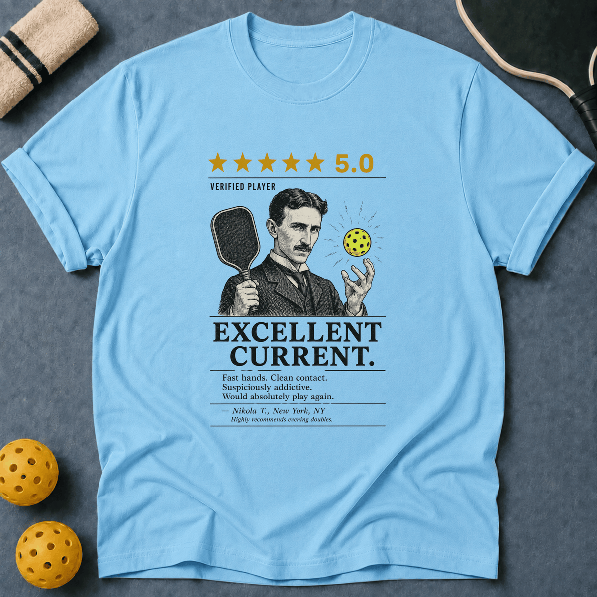 Nikola Tesla Review T-Shirt