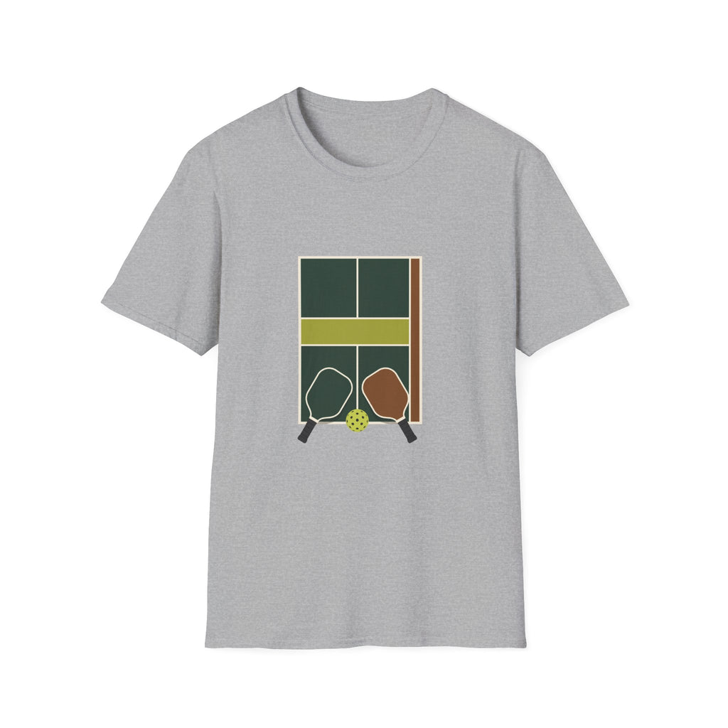 Pickleball Court Emblem T-Shirt