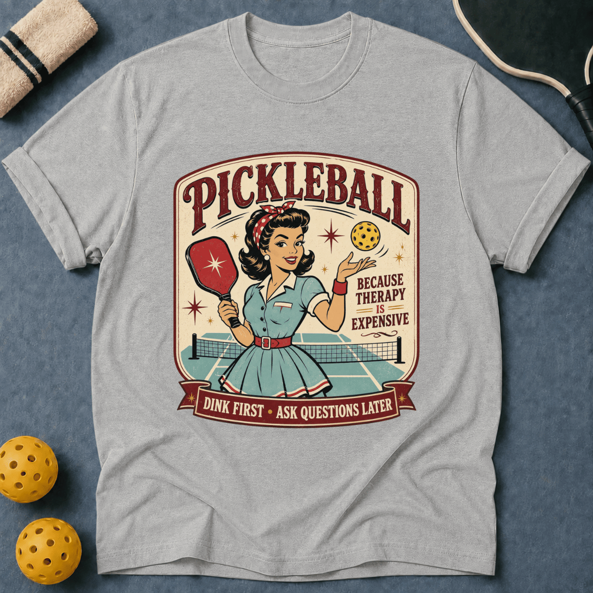 Pickleball Therapy T-Shirt