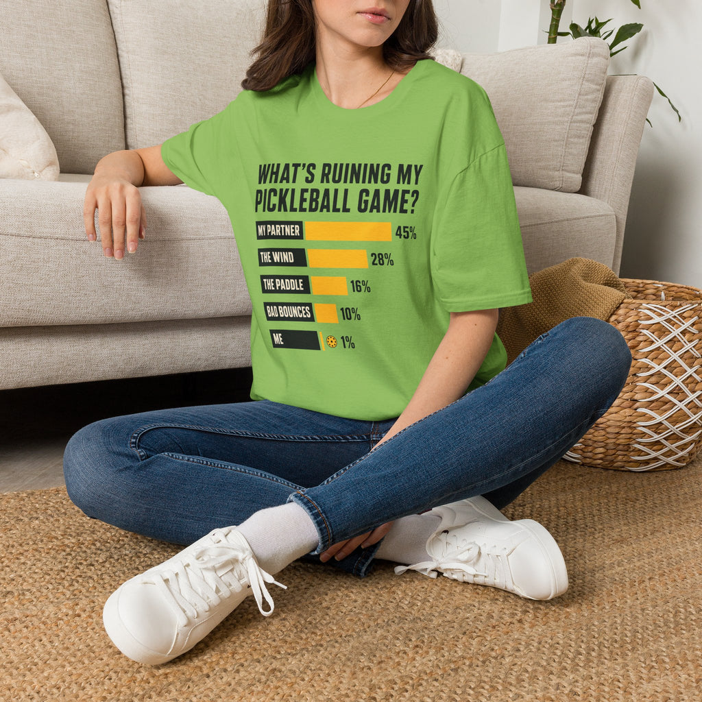 Pickleball Excuses Chart T-Shirt