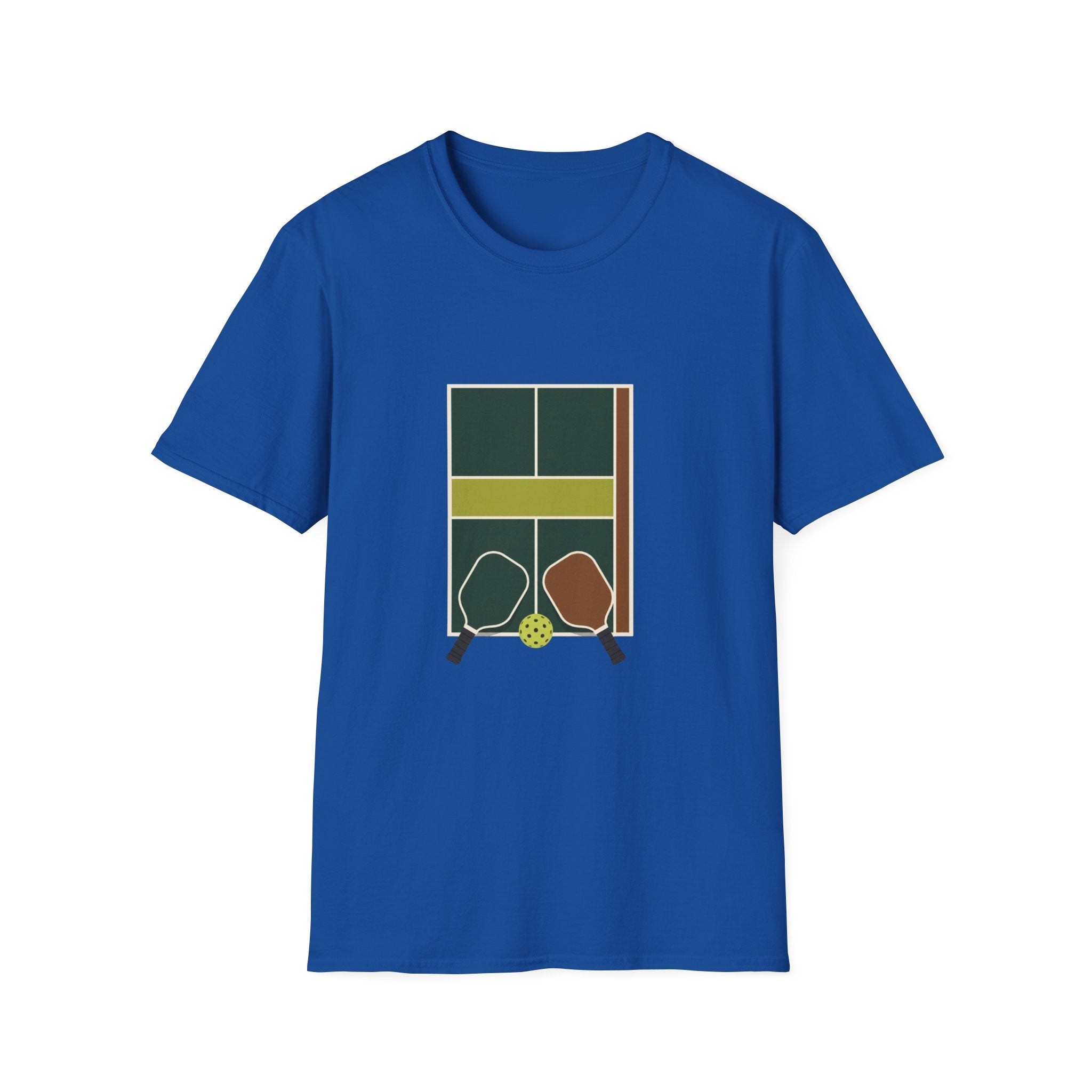 Pickleball Court Emblem T-Shirt