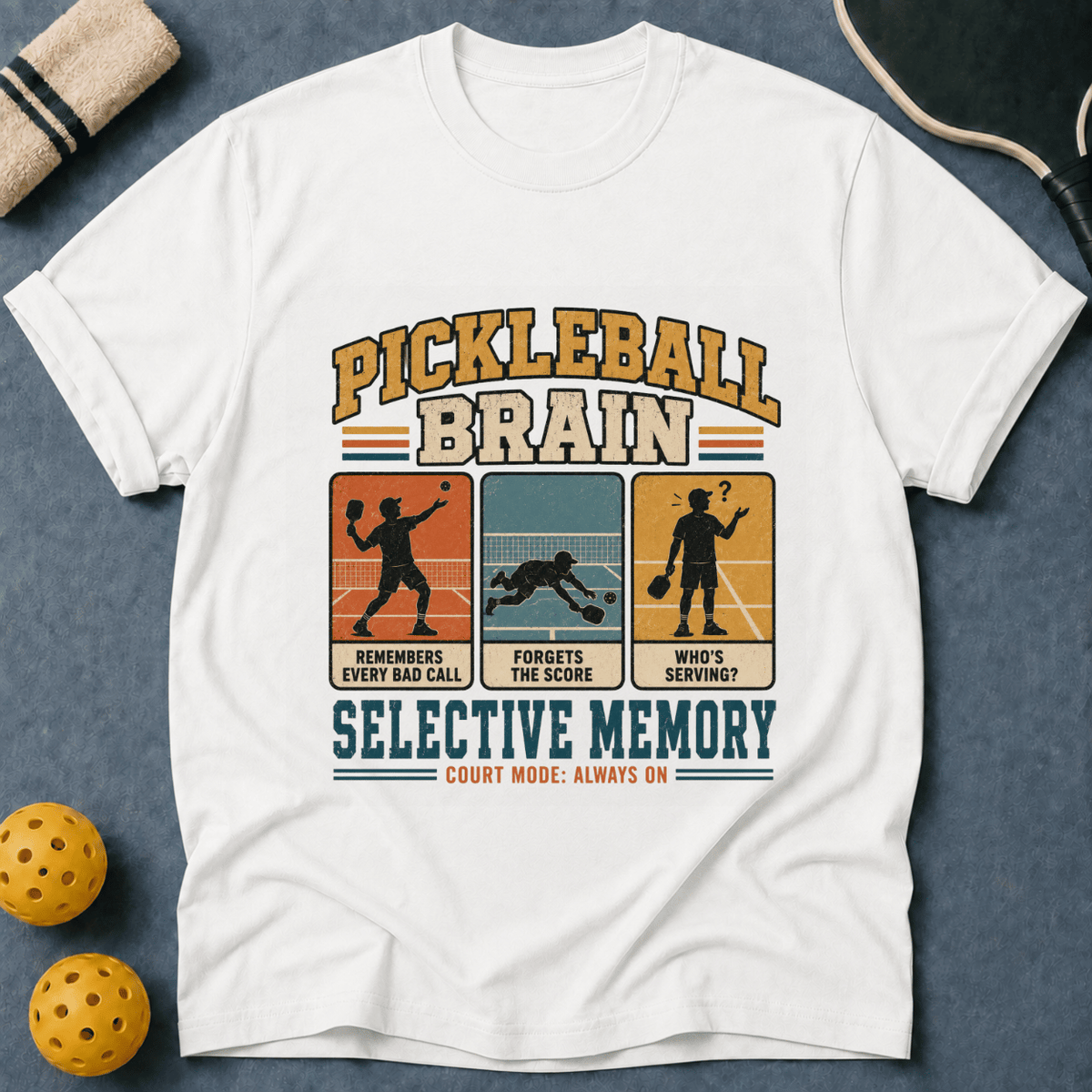 Brain On Pickleball T-Shirt