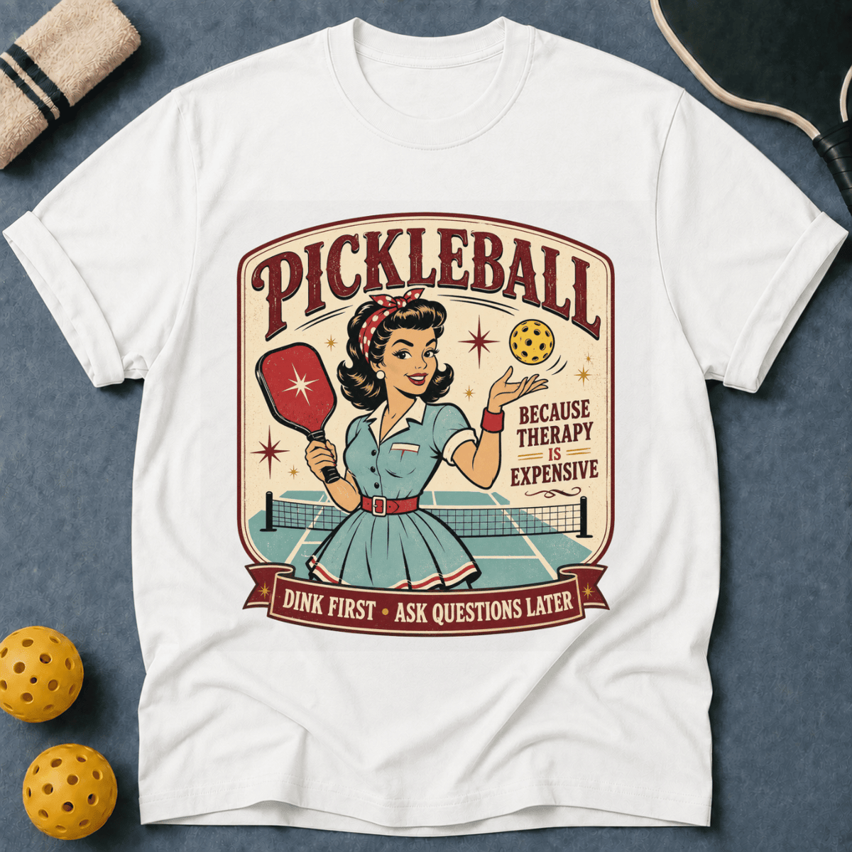 Pickleball Therapy T-Shirt