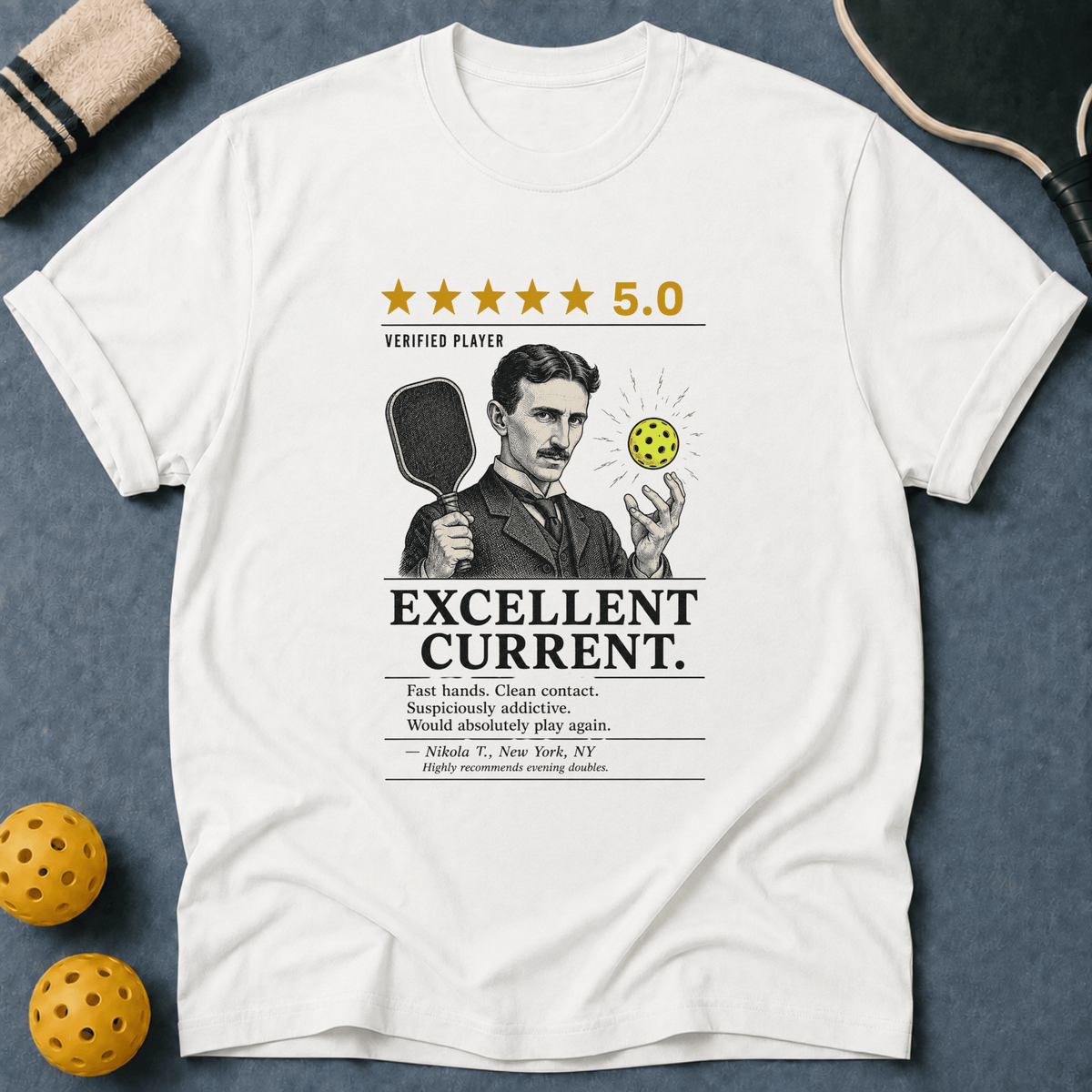Nikola Tesla Review T-Shirt