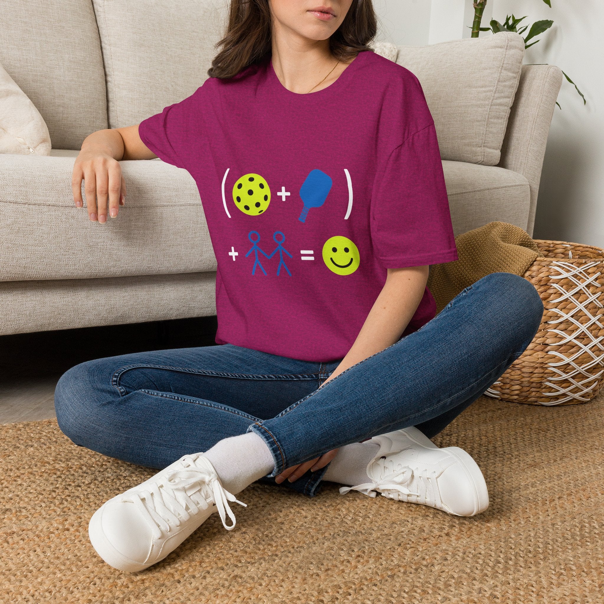 Pickleball + Friends = Happy T-Shirt