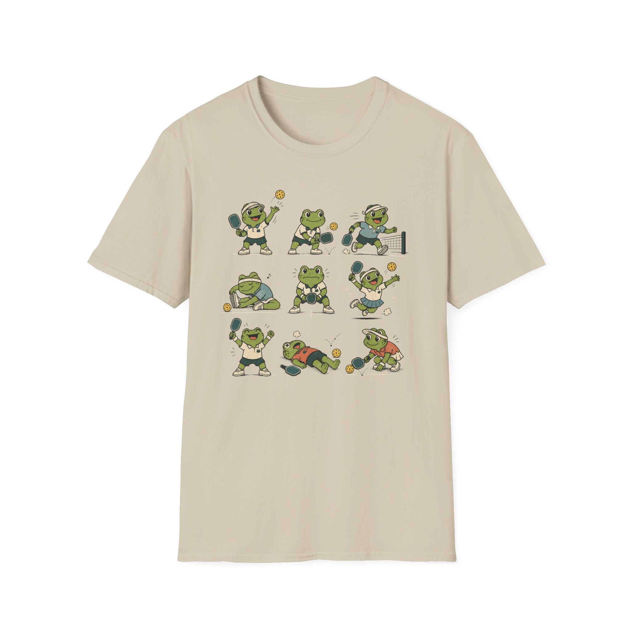 Frogs Playing Pickleball T-Shirt
