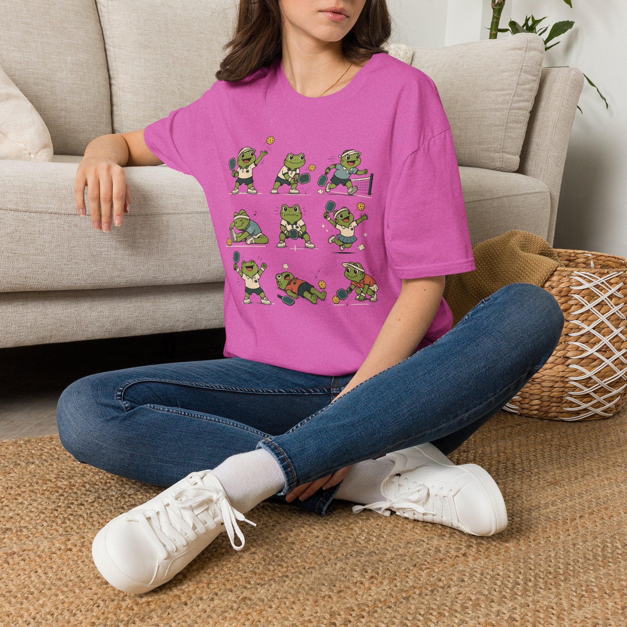 Frogs Playing Pickleball T-Shirt