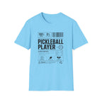 Pickleball Player Label T-Shirt