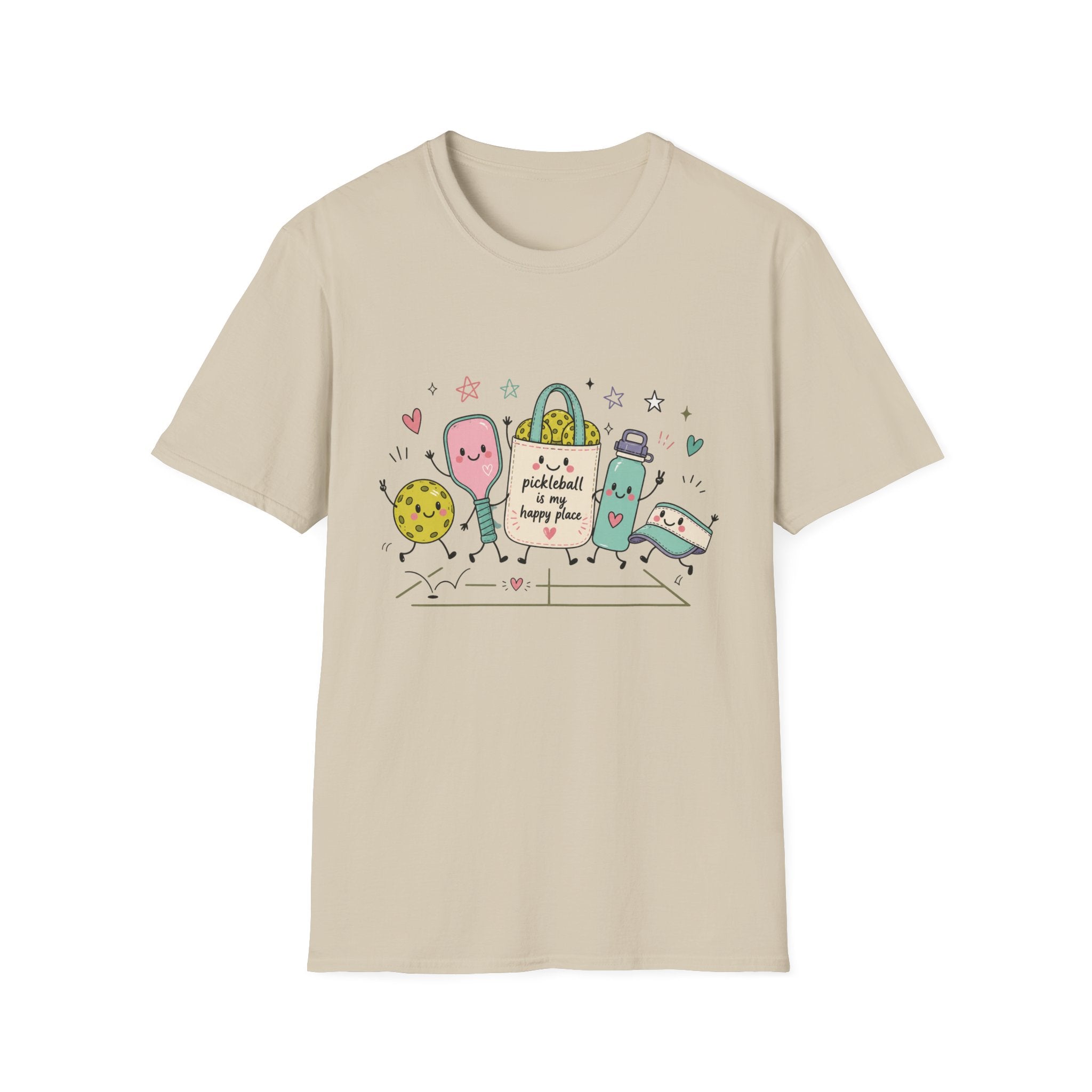 The Court Is My Happy Place T-Shirt