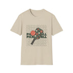Floral Pickleball Paddles T-Shirt