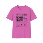 Pickleball Player Label T-Shirt