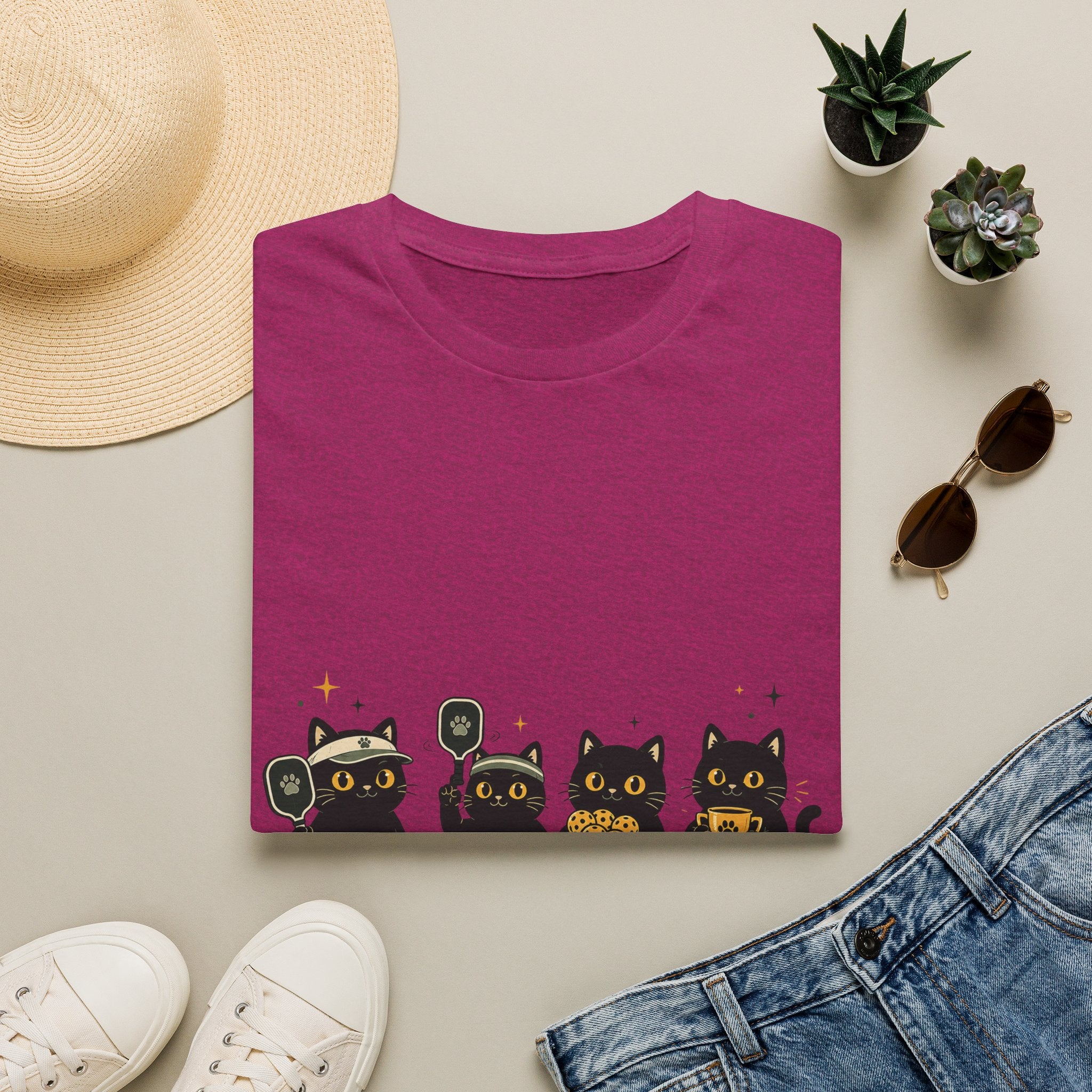 Four Black Cats T-Shirt