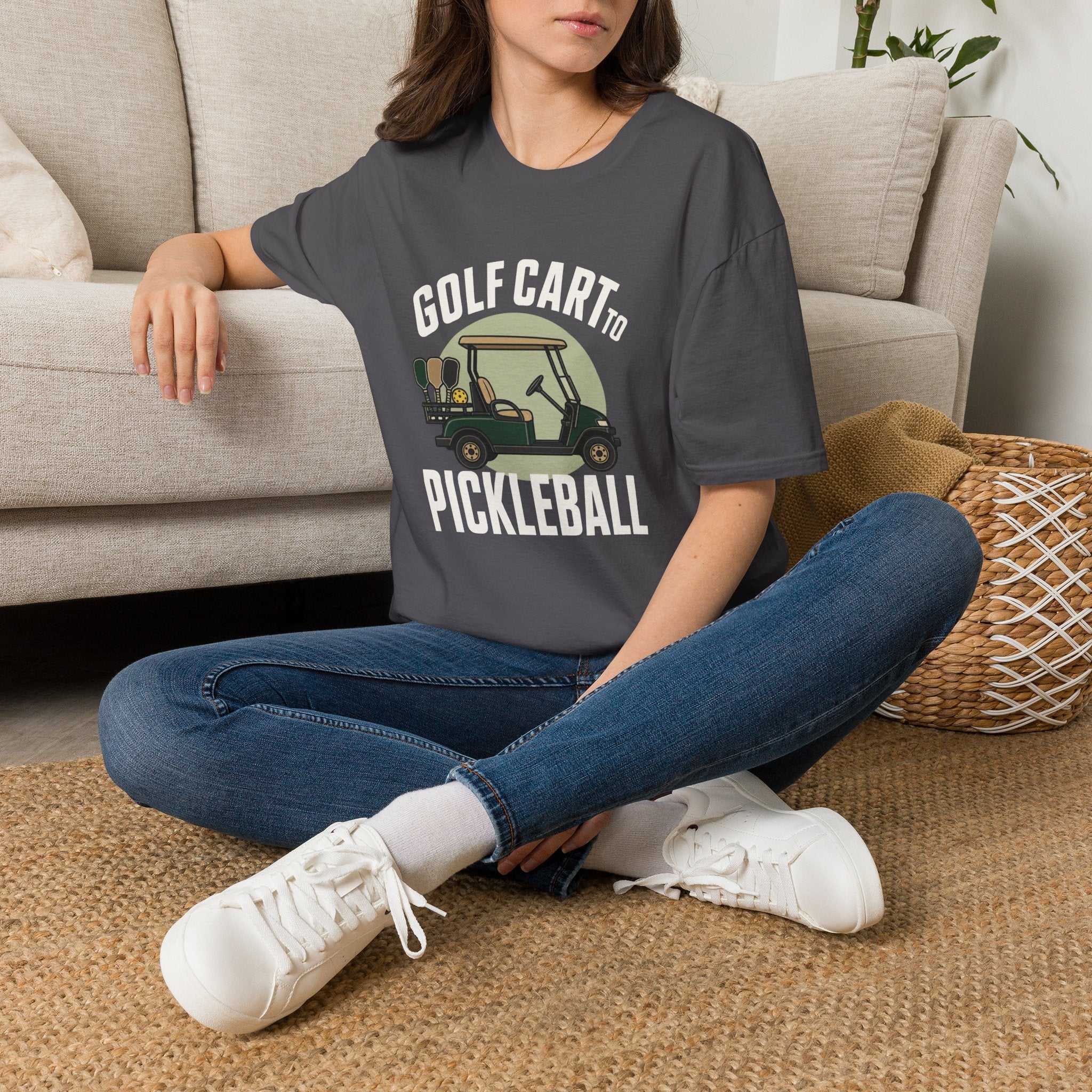Golf Cart To Pickleball T-Shirt