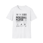Pickleball Player Label T-Shirt