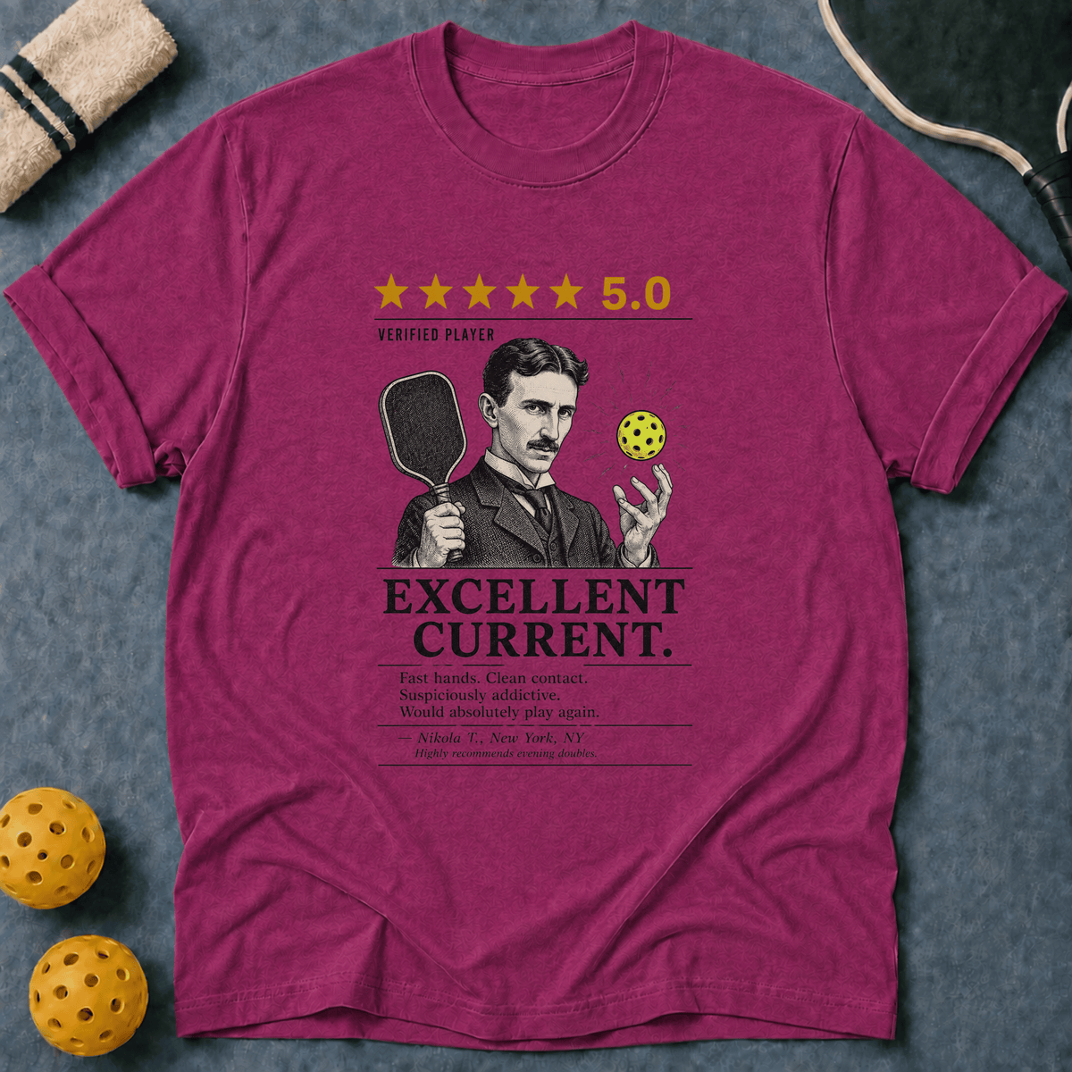Nikola Tesla Review T-Shirt