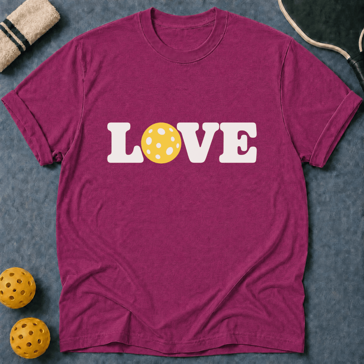 Love Pickleball Ball T-Shirt