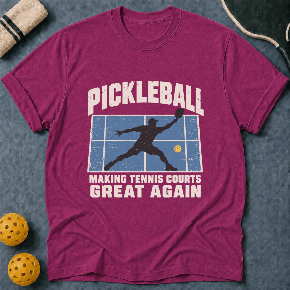 Making Tennis Courts Great Again T-Shirt