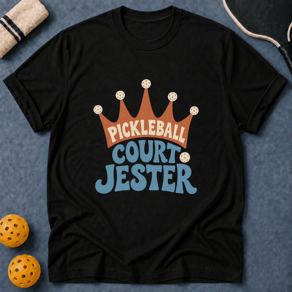 Pickleball Court Jester T-Shirt