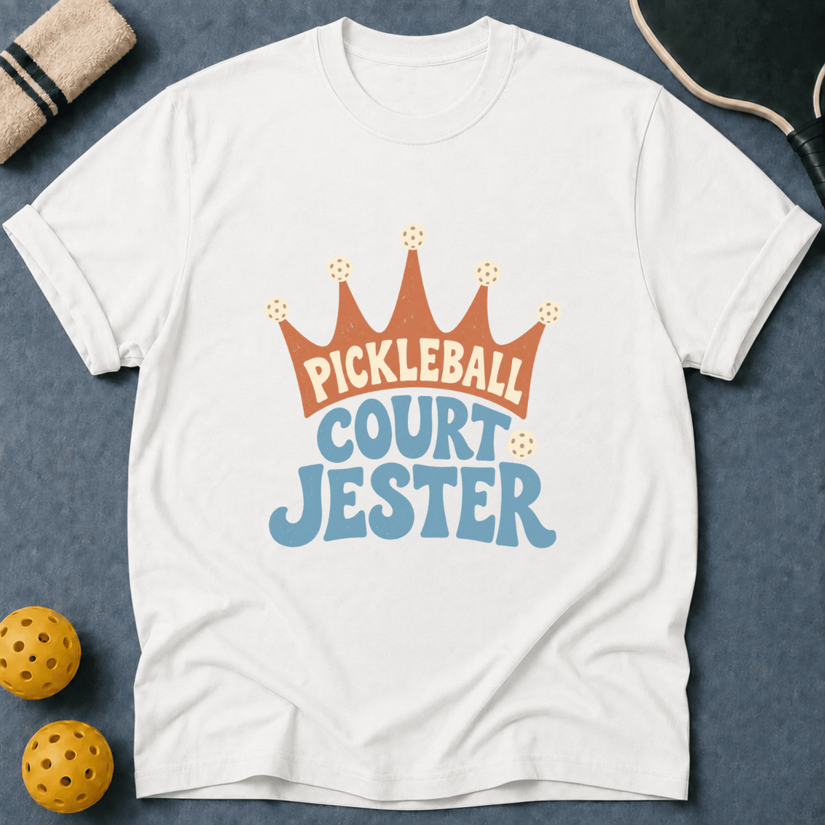 Pickleball Court Jester T-Shirt