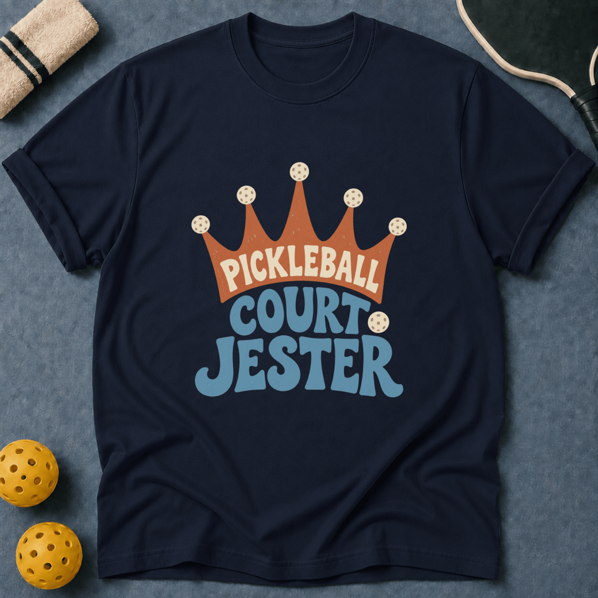 Pickleball Court Jester T-Shirt