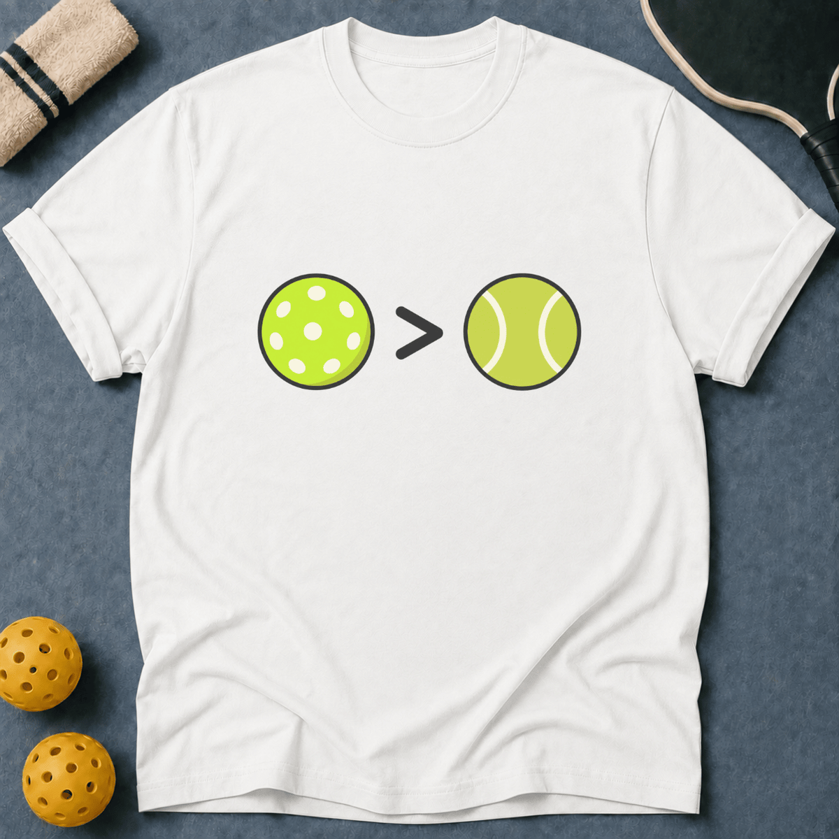 Greater Than Tennis T-Shirt
