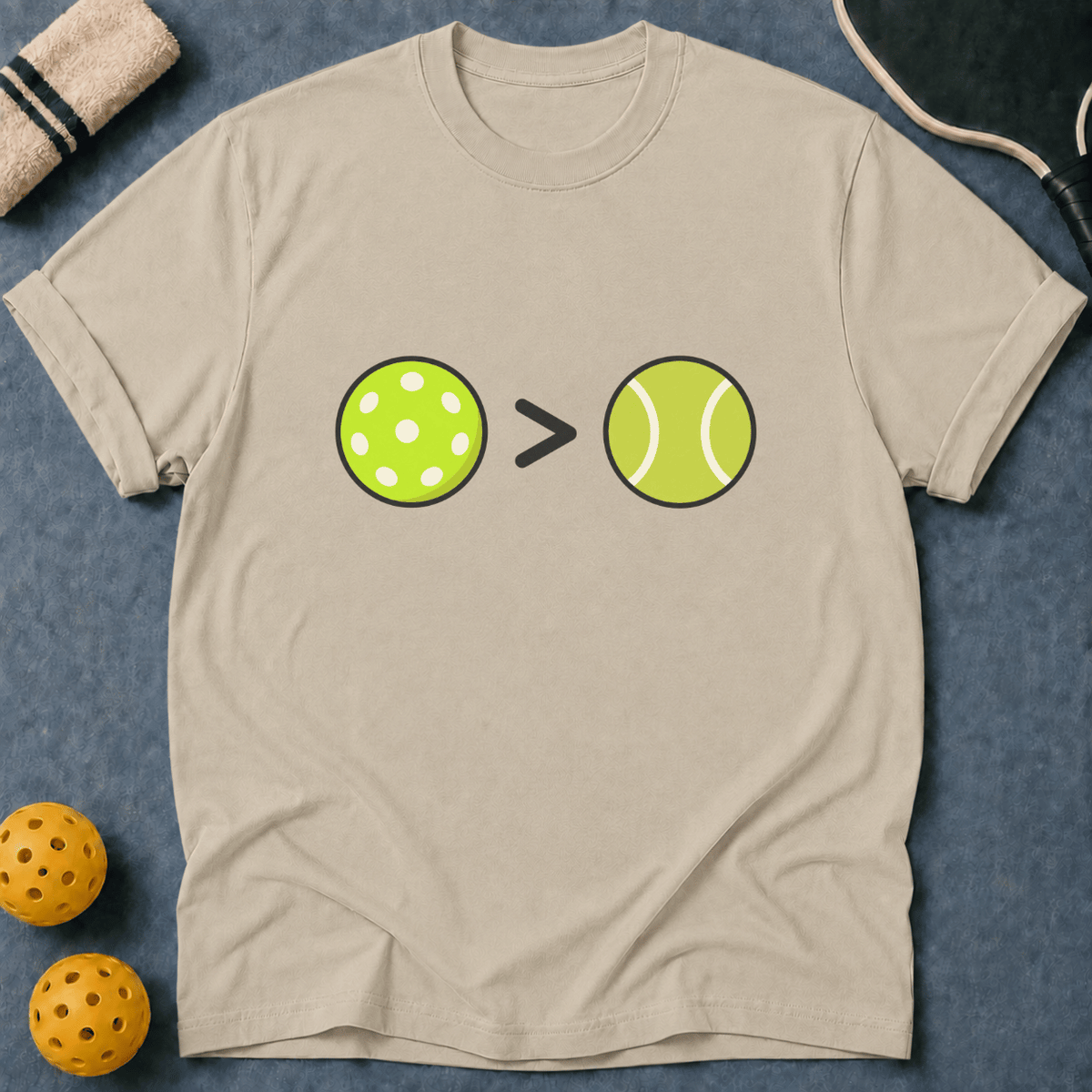 Greater Than Tennis T-Shirt