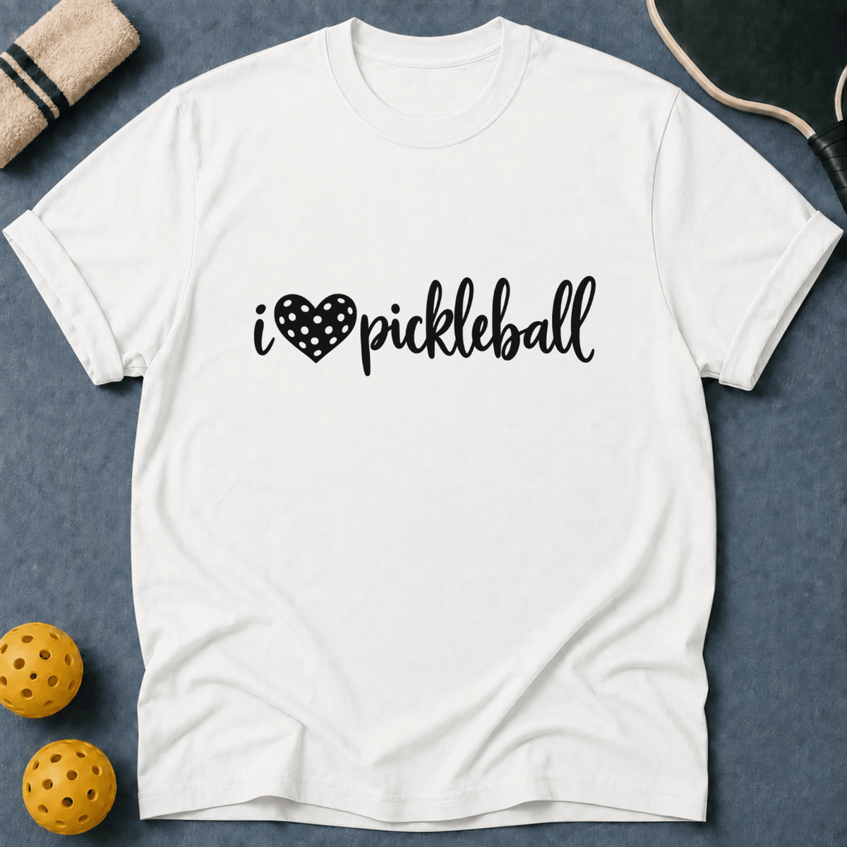 I Love Pickleball Retro T-Shirt