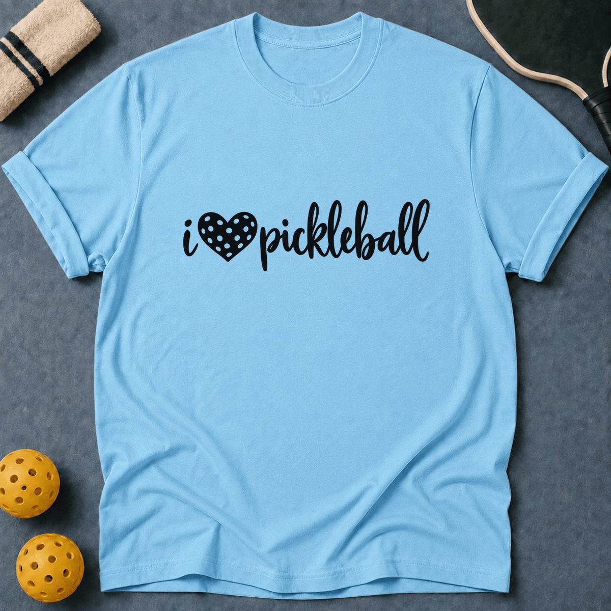 I Love Pickleball Retro T-Shirt