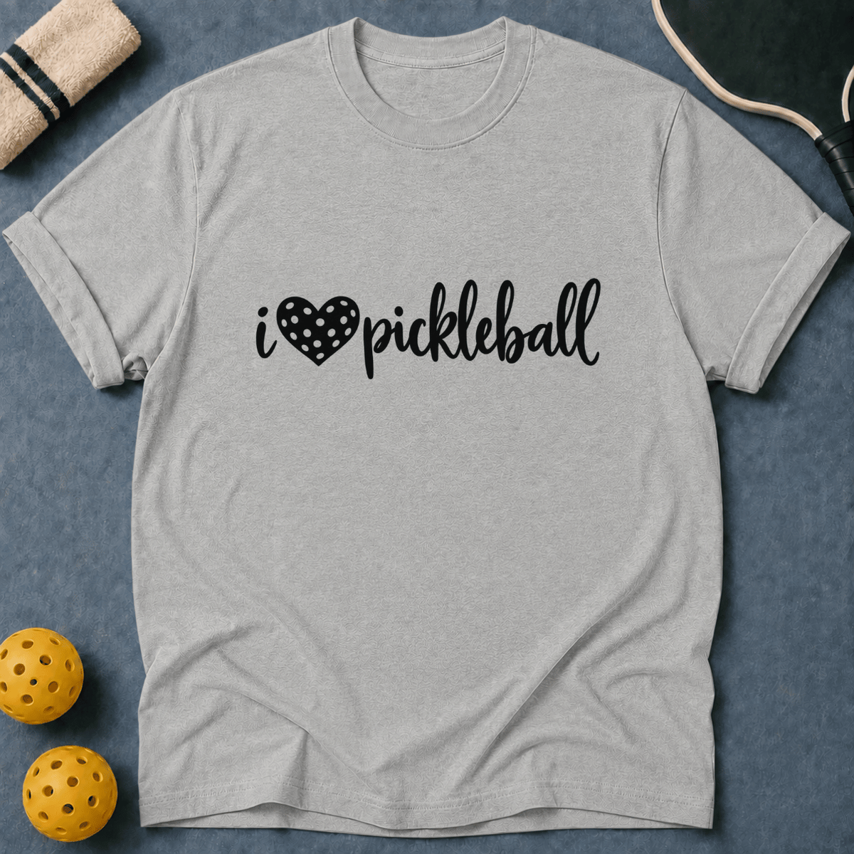 I Love Pickleball Retro T-Shirt