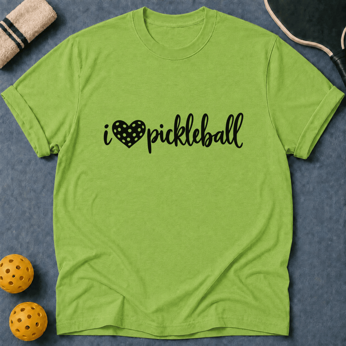 I Love Pickleball Retro T-Shirt