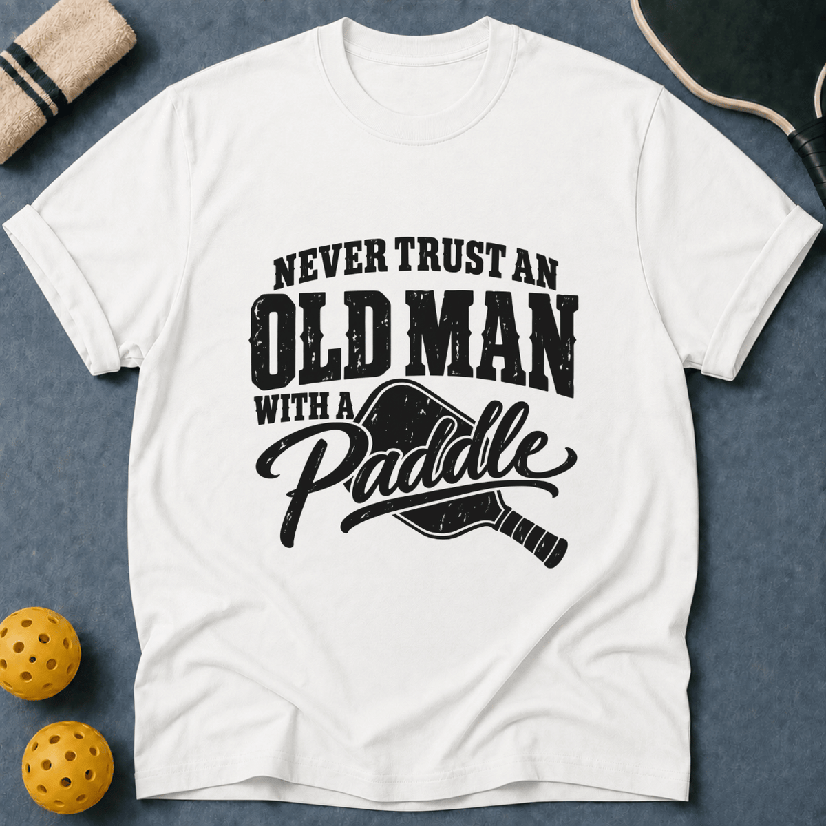 Old Man With A Paddle T-Shirt
