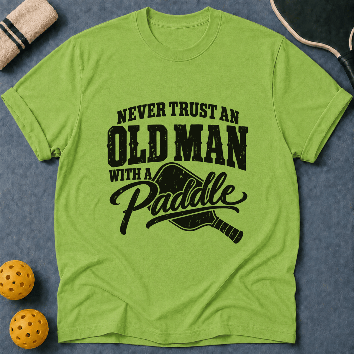 Old Man With A Paddle T-Shirt