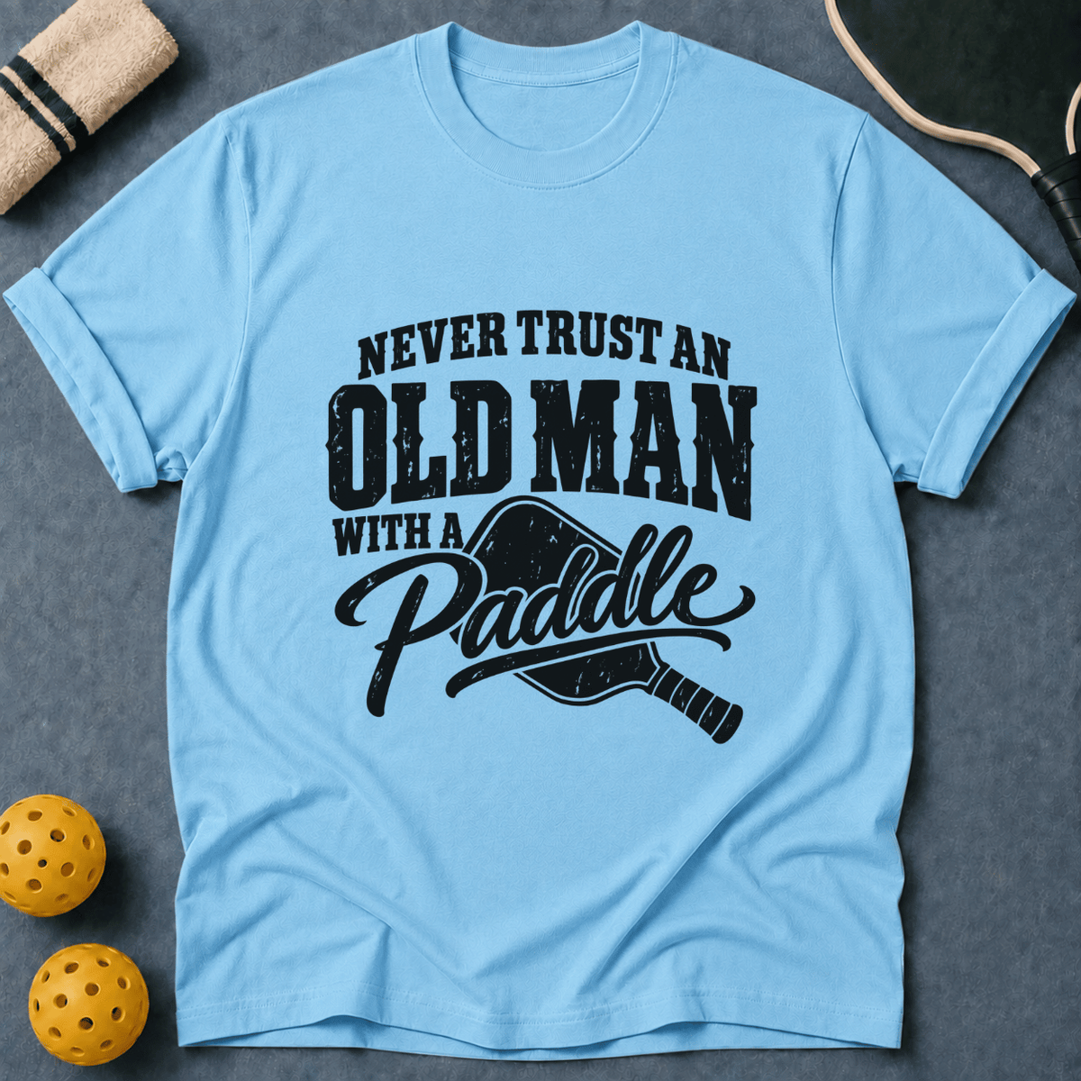 Old Man With A Paddle T-Shirt