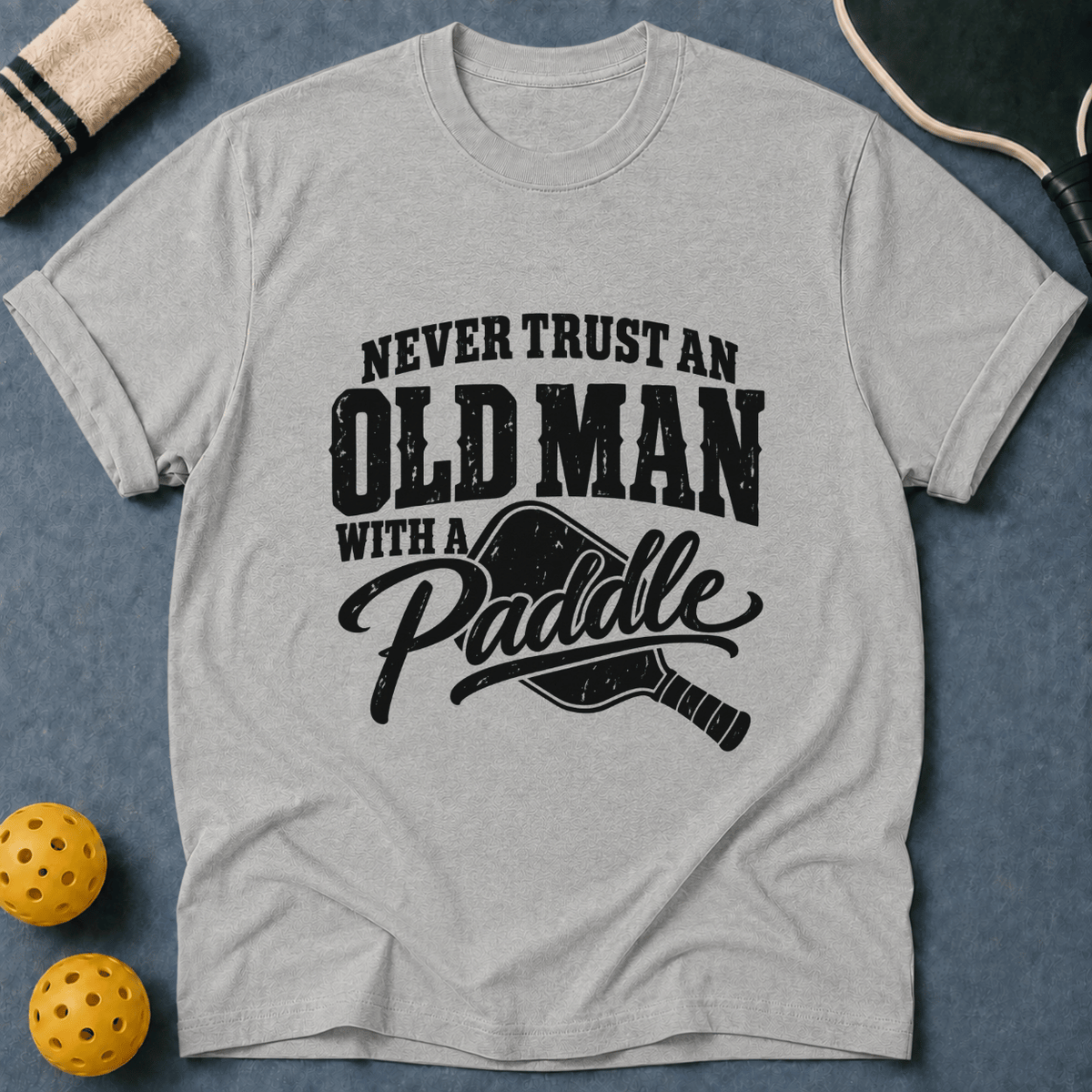Old Man With A Paddle T-Shirt
