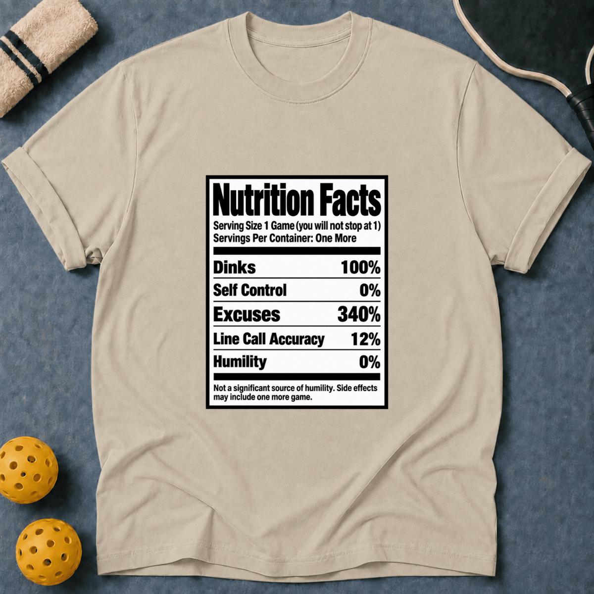 Nutrition Facts Retro T-Shirt