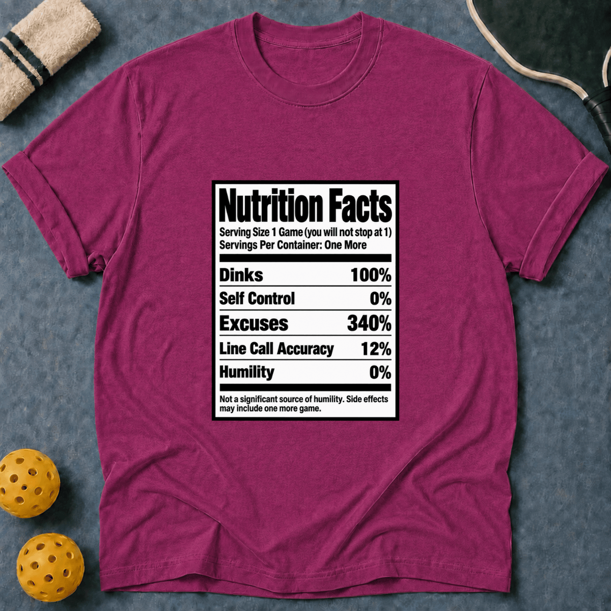 Nutrition Facts Retro T-Shirt