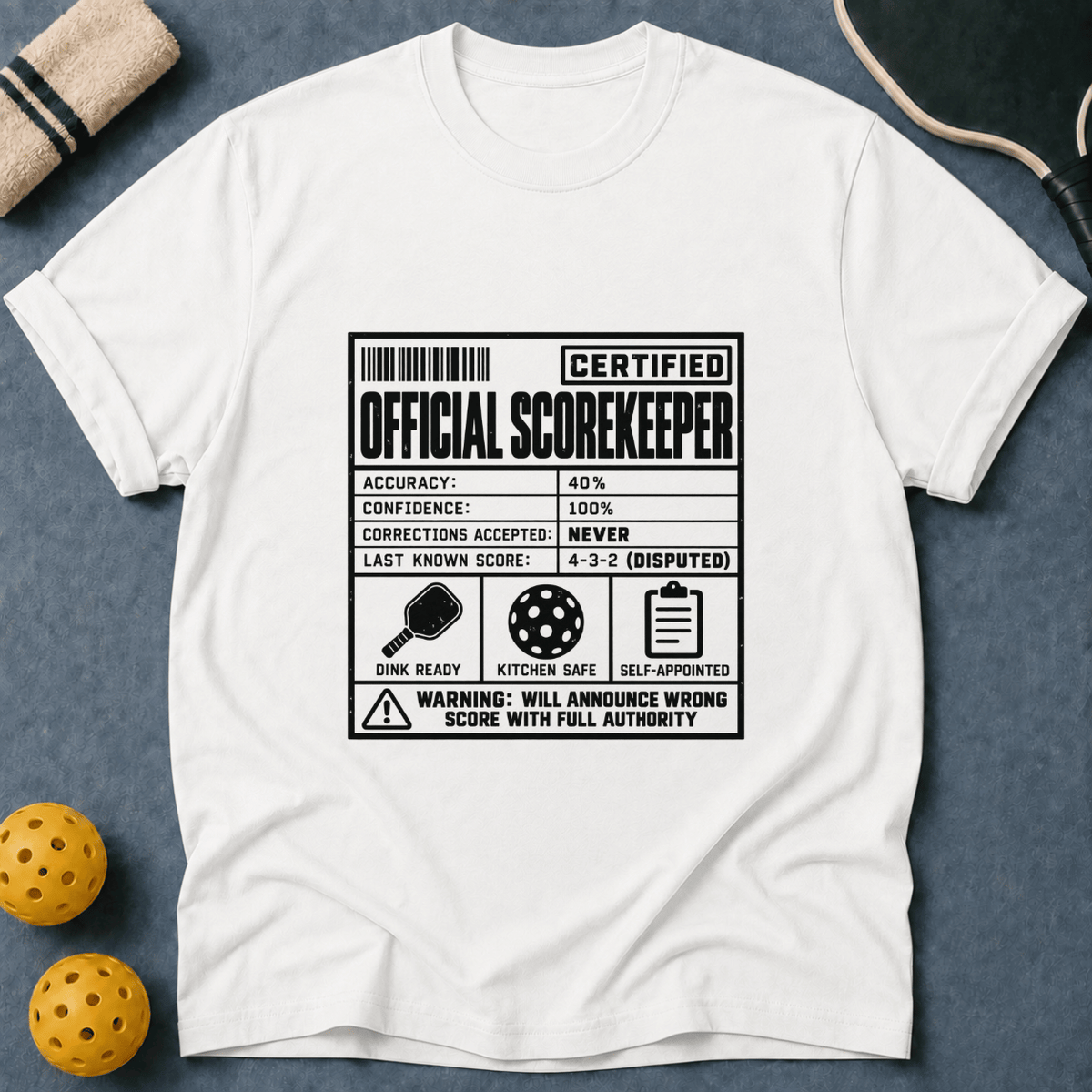 Official Scorekeeper T-Shirt