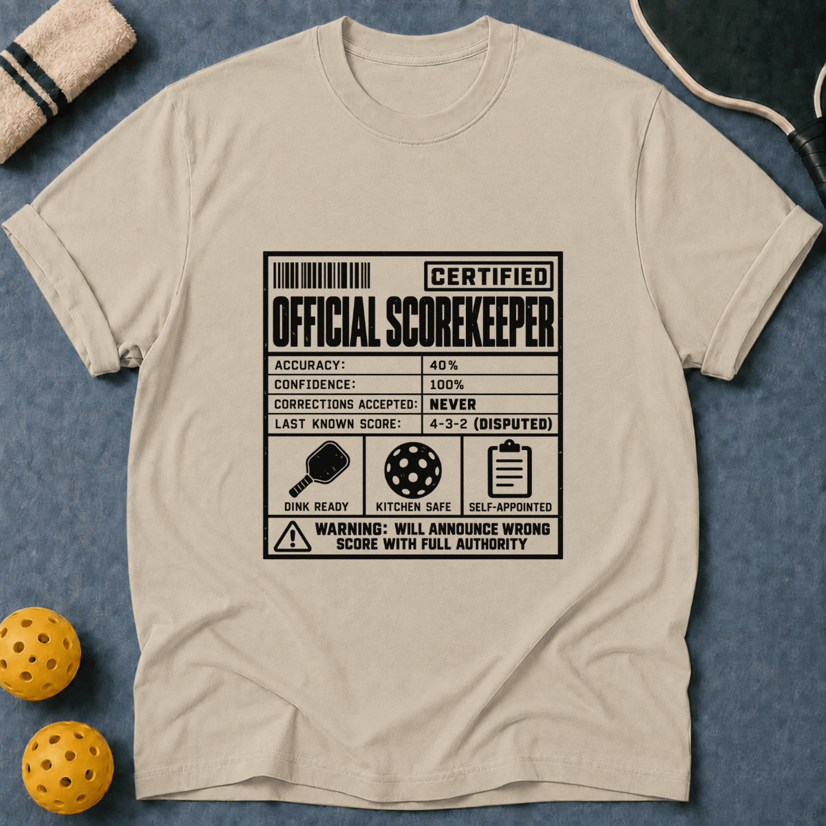 Official Scorekeeper T-Shirt
