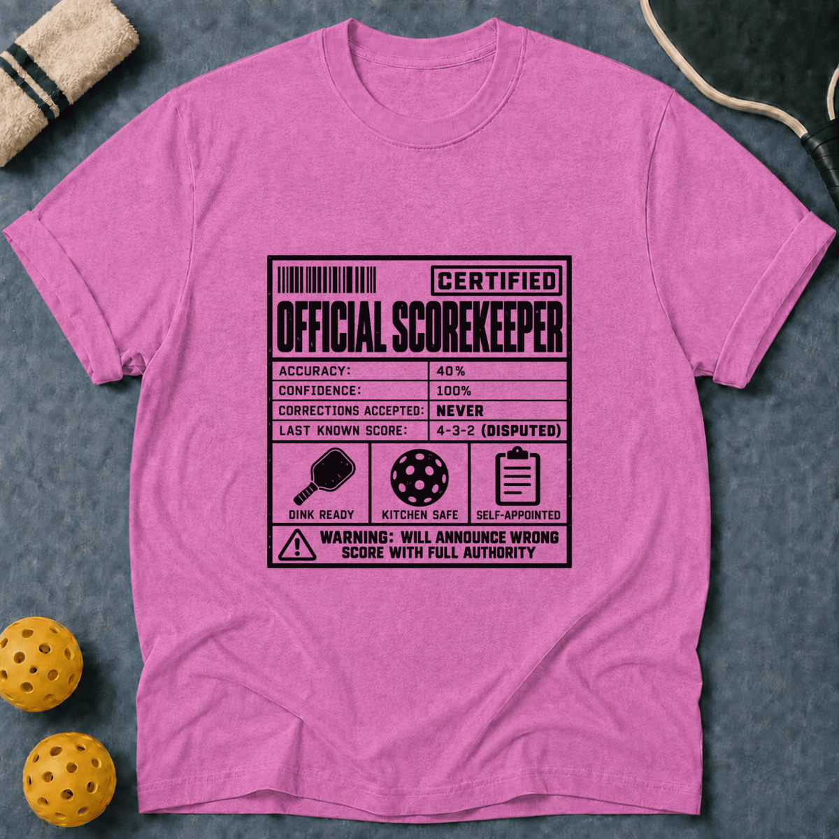 Official Scorekeeper T-Shirt