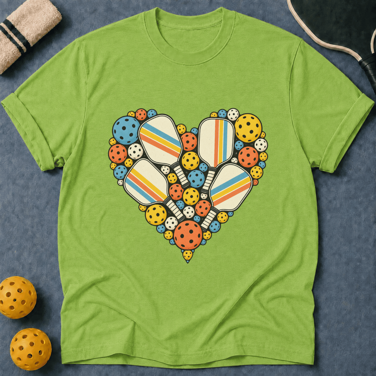 Paddles And Balls Heart T-Shirt