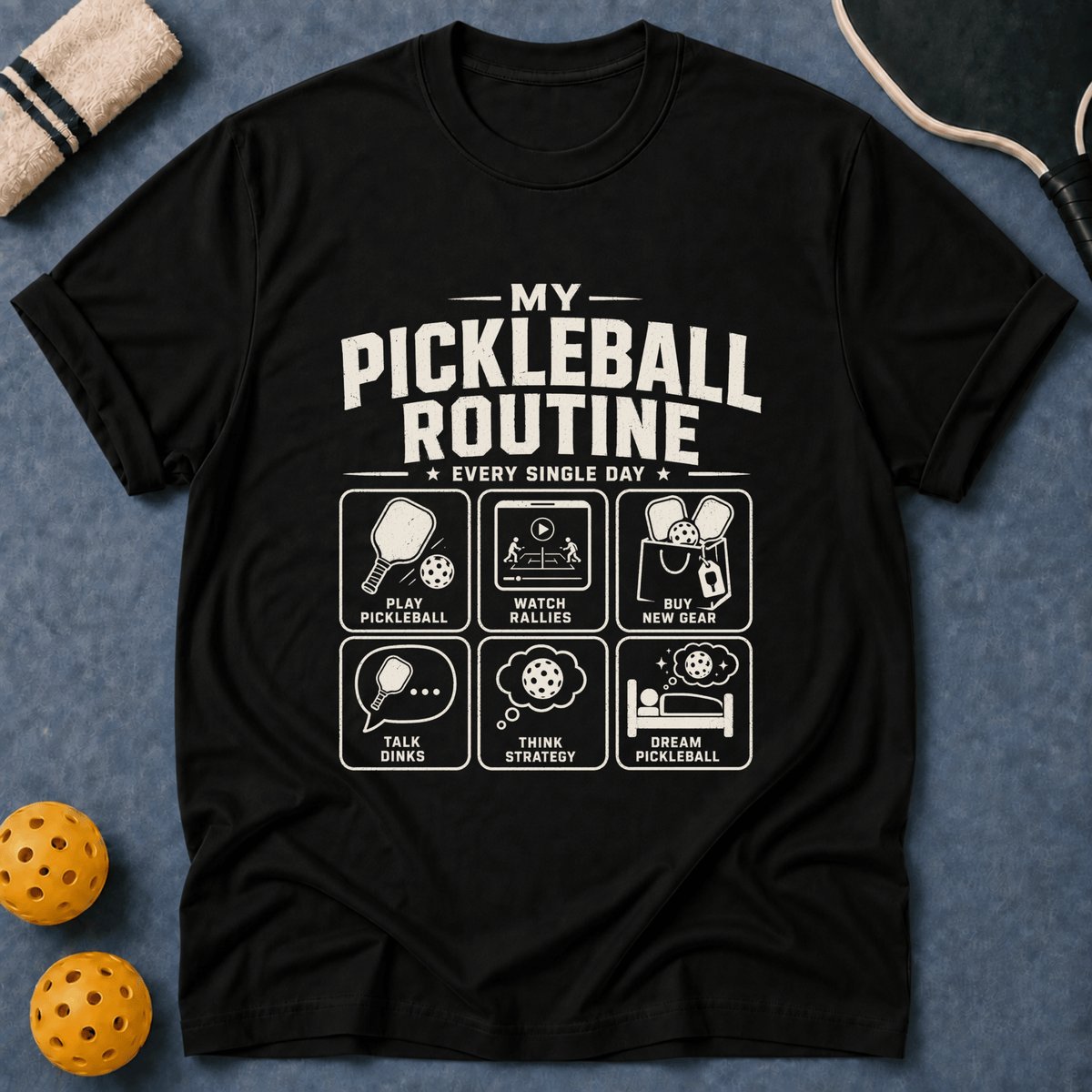 My Pickleball Routine T-Shirt