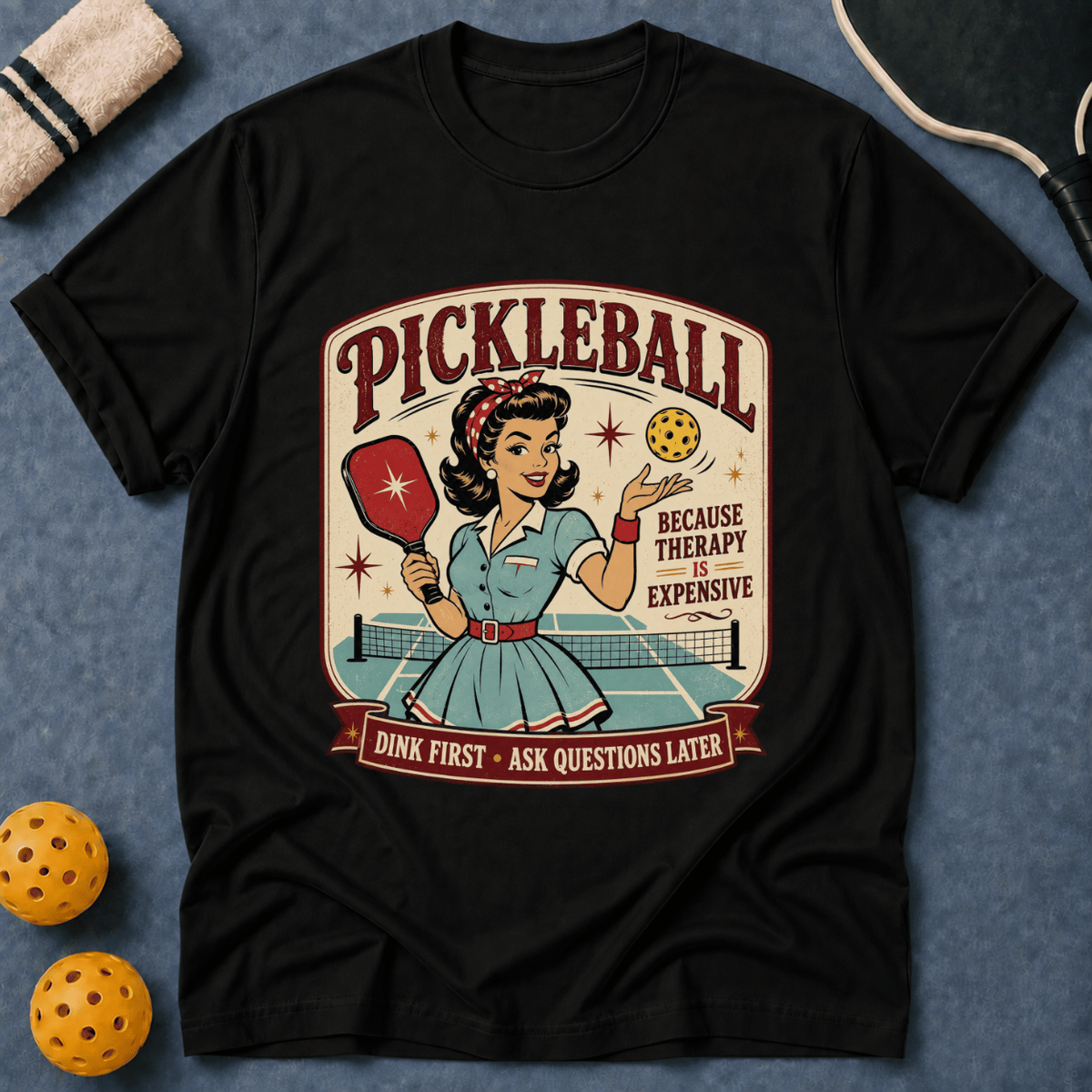 Pickleball Therapy T-Shirt