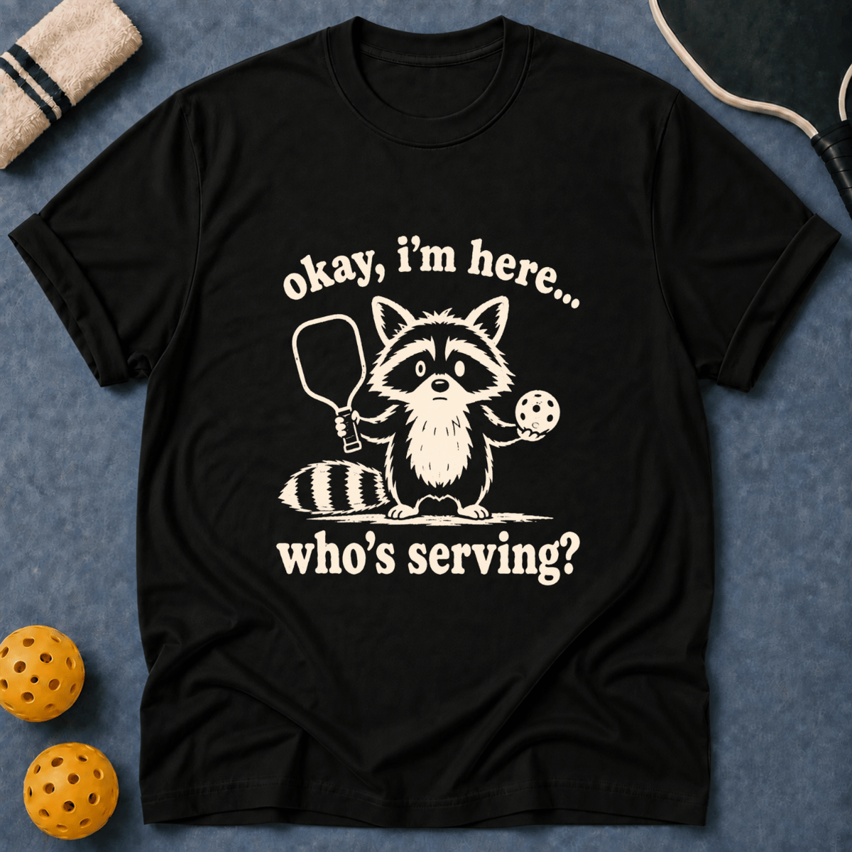 Raccoon: I'm Here T-Shirt