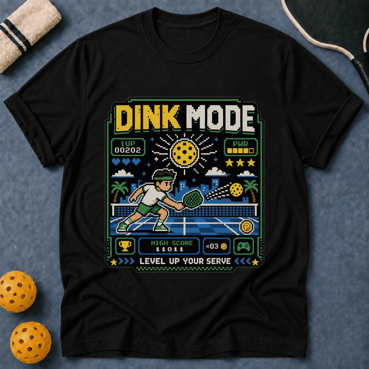 Dink Mode 8-Bit T-Shirt
