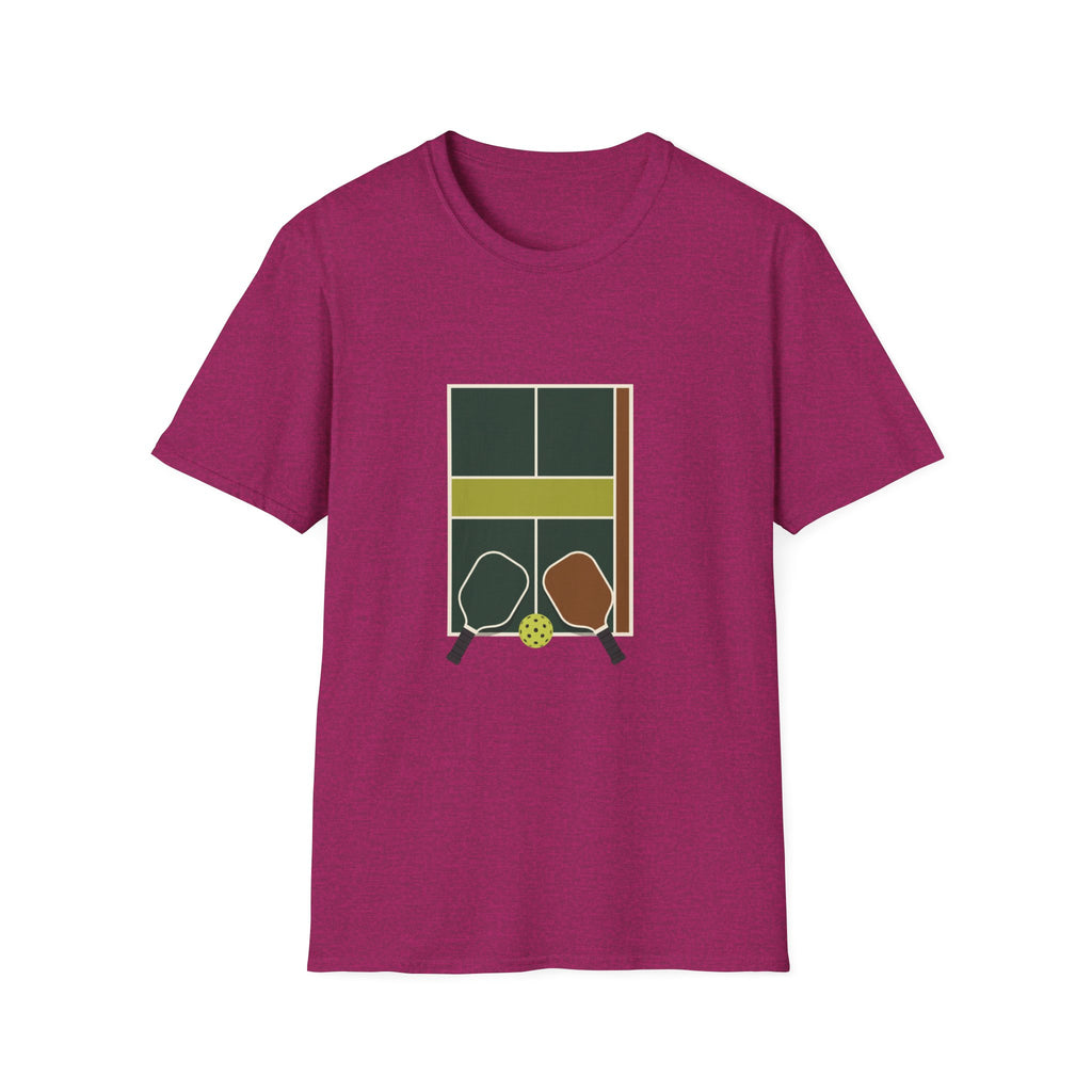 Pickleball Court Emblem T-Shirt