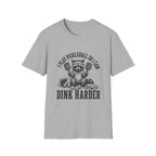 Raccoon Cartoon Pickleball T-Shirt