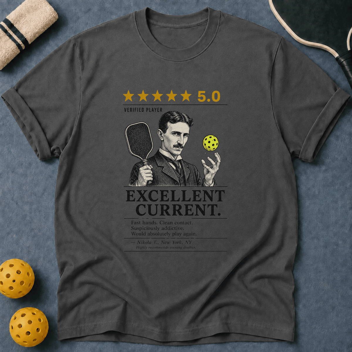 Nikola Tesla Review T-Shirt