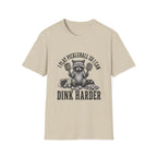 Raccoon Cartoon Pickleball T-Shirt
