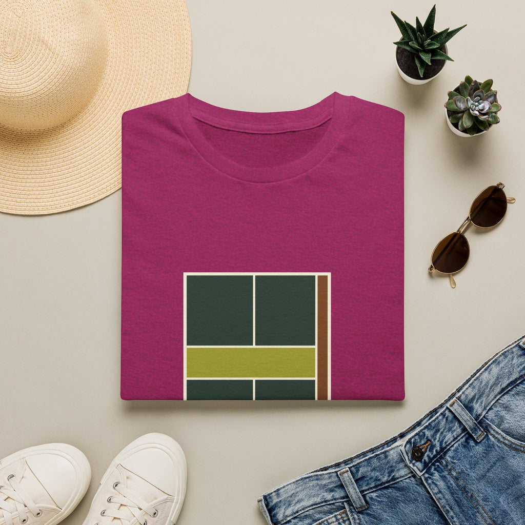 Pickleball Court Emblem T-Shirt